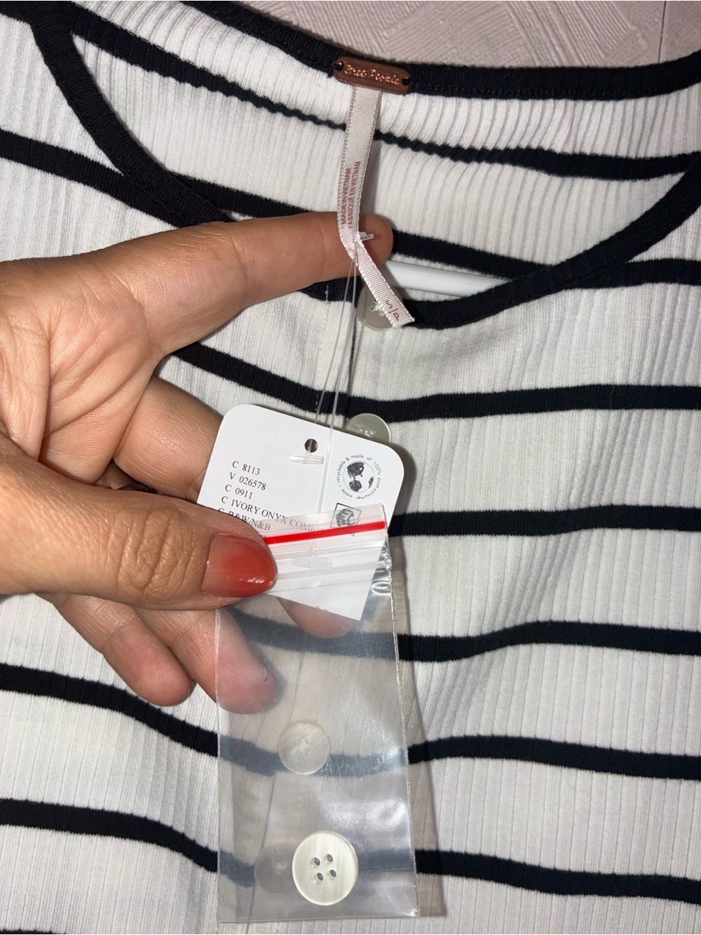 Free People Tilly Striped Vest - Picture 9 of 11